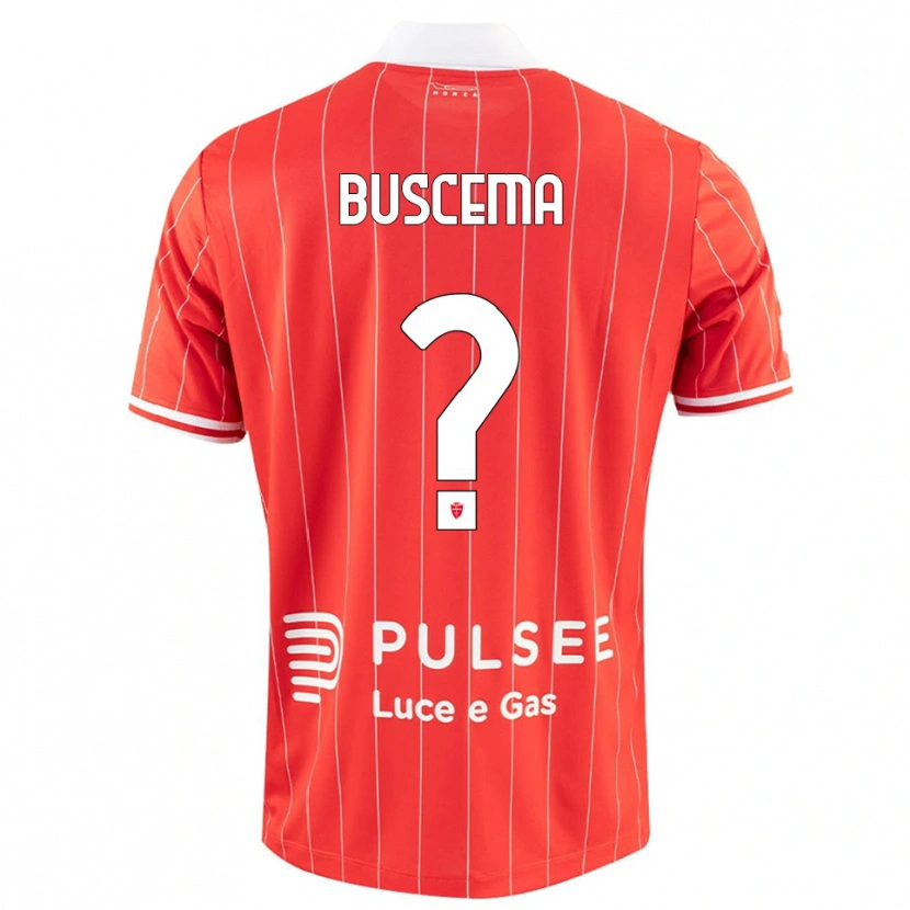 Danxen Damen Rosario Buscema #0 Rot Weiß Heimtrikot Trikot 2025/26 T-Shirt Österreich