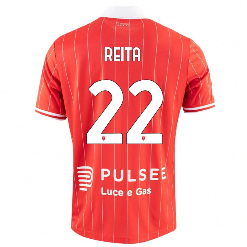 Danxen Damen Francesco Reita #22 Rot Weiß Heimtrikot Trikot 2025/26 T-Shirt Österreich