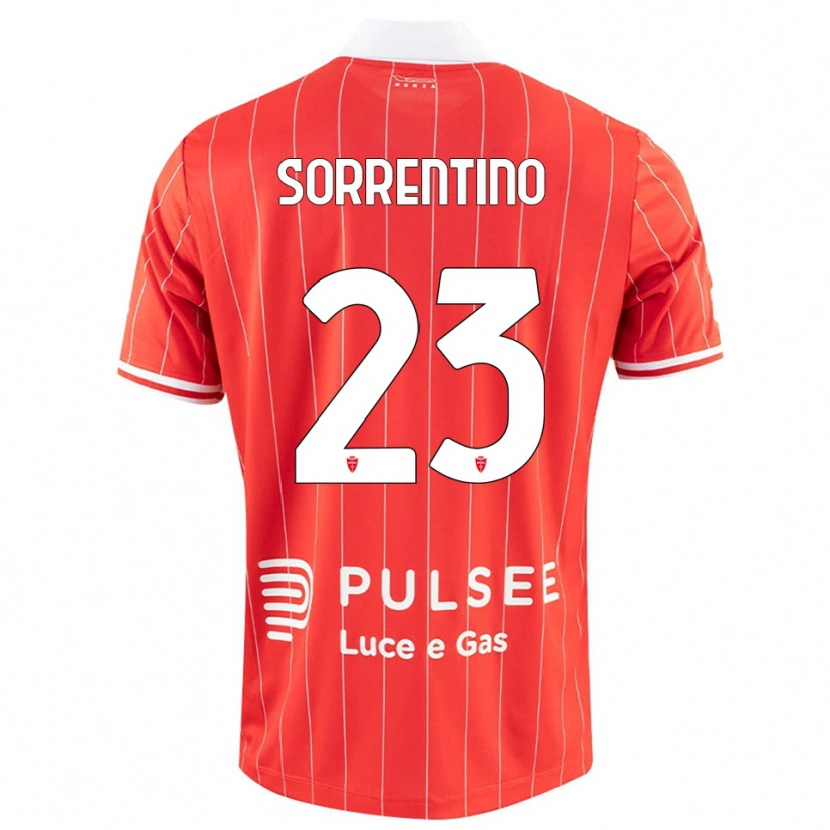 Danxen Damen Alessandro Sorrentino #23 Rot Weiß Heimtrikot Trikot 2025/26 T-Shirt Österreich