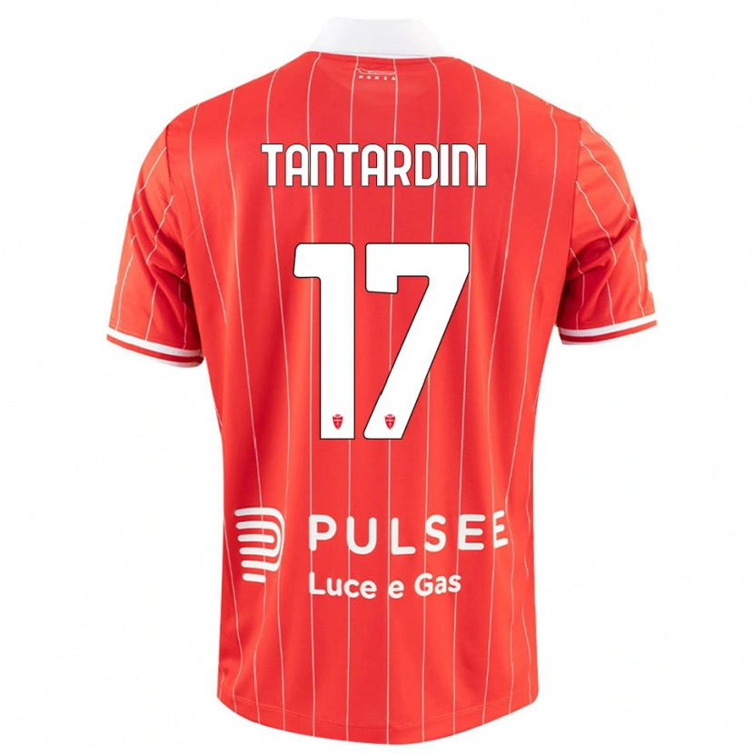 Danxen Damen Tommaso Tantardini #17 Rot Weiß Heimtrikot Trikot 2025/26 T-Shirt Österreich