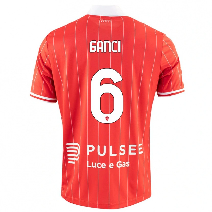 Danxen Damen Daniele Ganci #6 Rot Weiß Heimtrikot Trikot 2025/26 T-Shirt Österreich