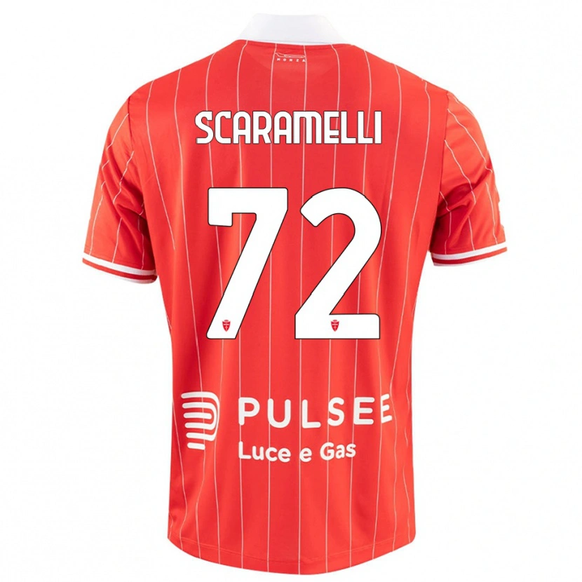 Danxen Damen Endris Scaramelli #72 Rot Weiß Heimtrikot Trikot 2025/26 T-Shirt Österreich