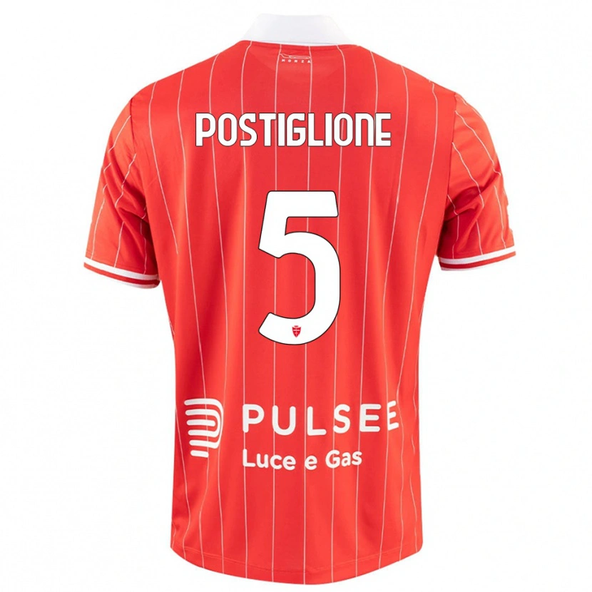 Danxen Damen Nicolò Postiglione #5 Rot Weiß Heimtrikot Trikot 2025/26 T-Shirt Österreich