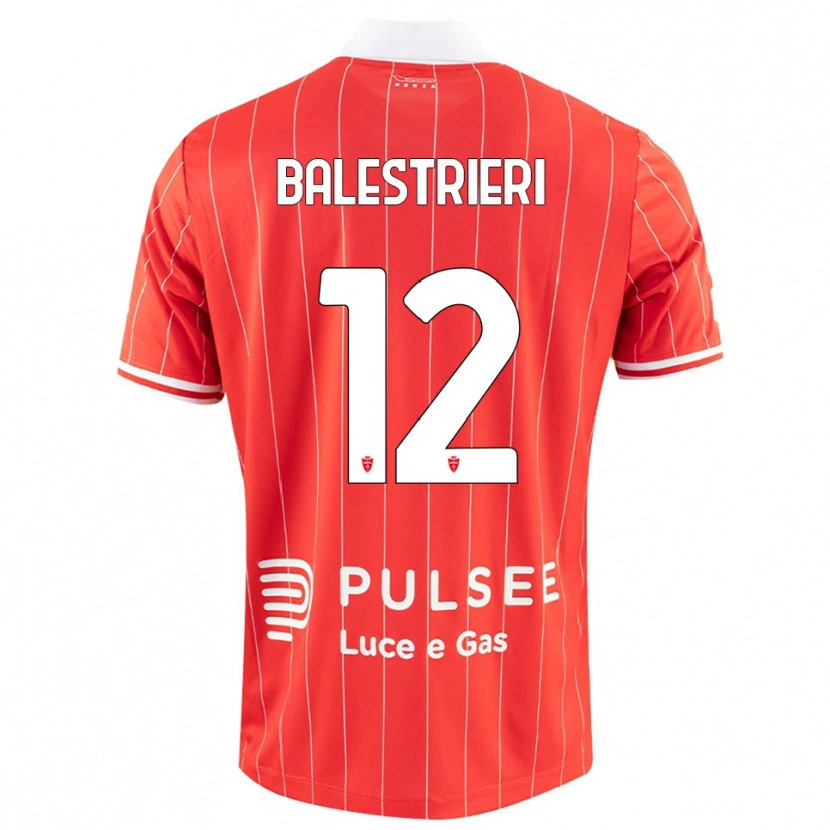 Danxen Damen Alessandro Balestrieri #12 Rot Weiß Heimtrikot Trikot 2025/26 T-Shirt Österreich
