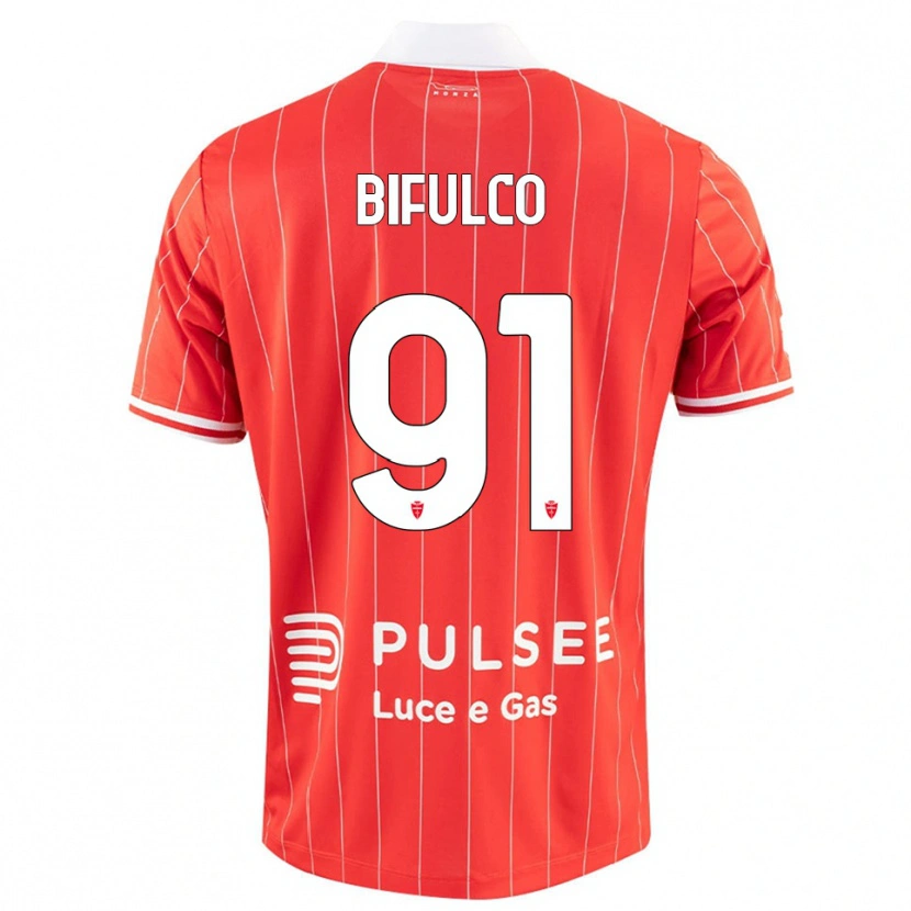 Danxen Damen Davide Bifulco #91 Rot Weiß Heimtrikot Trikot 2025/26 T-Shirt Österreich