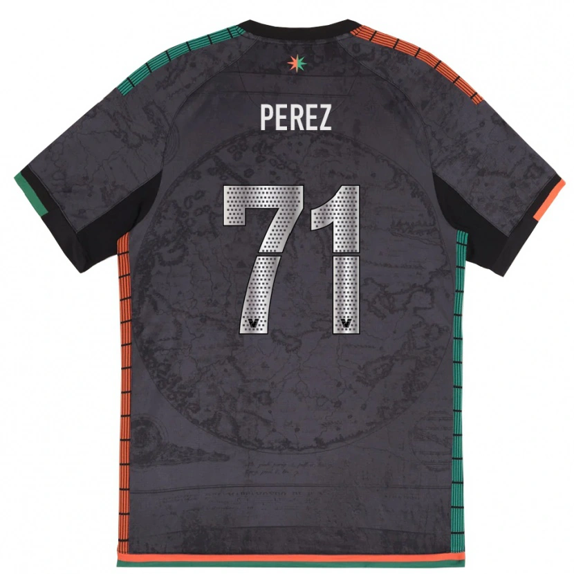 Danxen Damen Kike Pérez #71 Dunkelgrau Heimtrikot Trikot 2025/26 T-Shirt Österreich