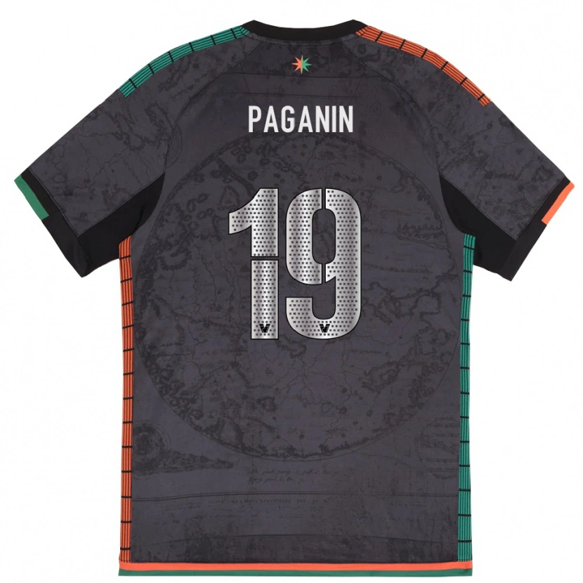 Danxen Damen Eros Paganin #19 Dunkelgrau Heimtrikot Trikot 2025/26 T-Shirt Österreich