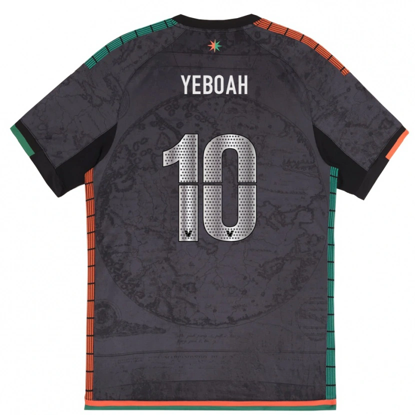 Danxen Damen John Yeboah #10 Dunkelgrau Heimtrikot Trikot 2025/26 T-Shirt Österreich