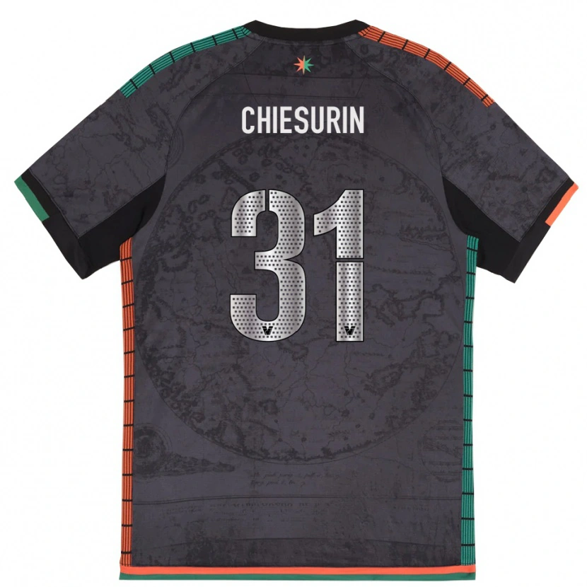 Danxen Damen Alberto Chiesurin #31 Dunkelgrau Heimtrikot Trikot 2025/26 T-Shirt Österreich