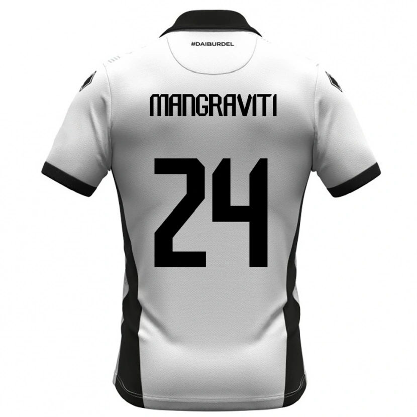 Danxen Damen Massimiliano Mangraviti #24 Weiß Schwarz Orange Heimtrikot Trikot 2025/26 T-Shirt Österreich