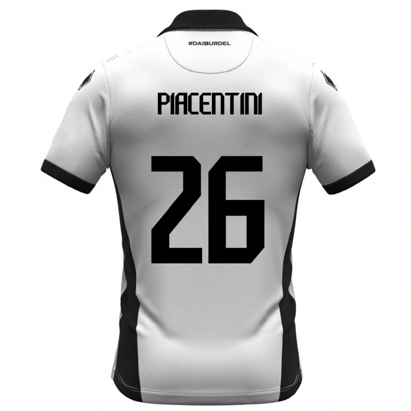 Danxen Damen Matteo Piacentini #26 Weiß Schwarz Orange Heimtrikot Trikot 2025/26 T-Shirt Österreich