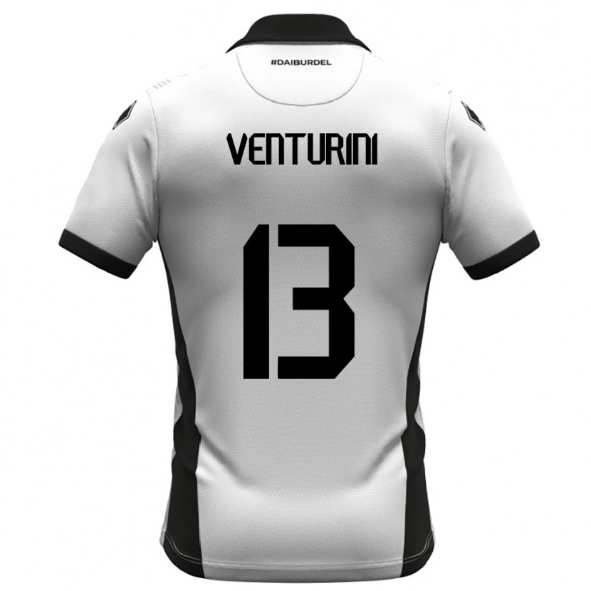 Danxen Damen Diego Venturini #13 Weiß Schwarz Orange Heimtrikot Trikot 2025/26 T-Shirt Österreich