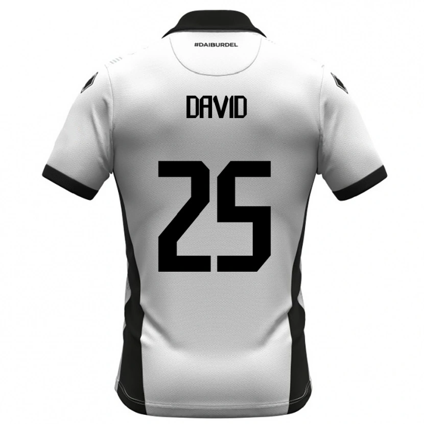 Danxen Damen Antonio David #25 Weiß Schwarz Orange Heimtrikot Trikot 2025/26 T-Shirt Österreich