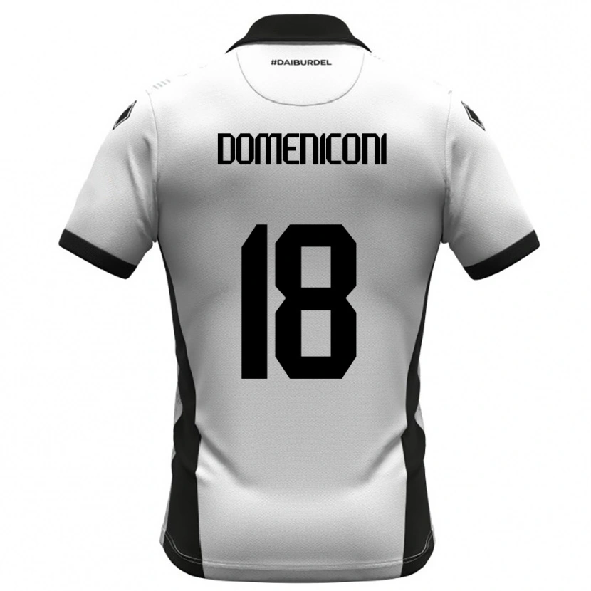 Danxen Damen Riccardo Domeniconi #18 Weiß Schwarz Orange Heimtrikot Trikot 2025/26 T-Shirt Österreich