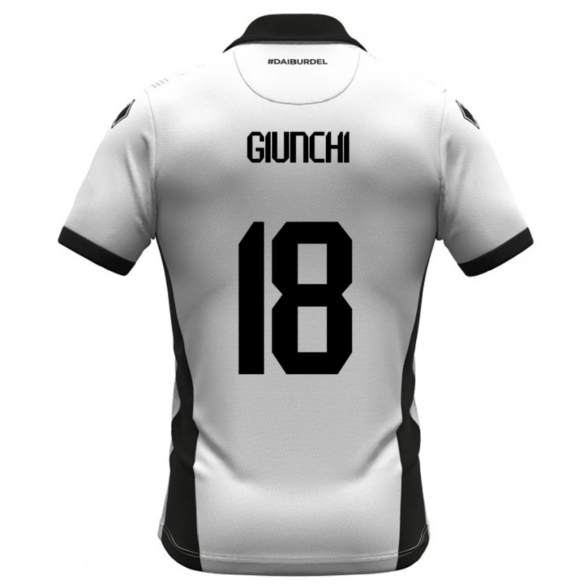 Danxen Damen Andrea Giunchi #18 Weiß Schwarz Orange Heimtrikot Trikot 2025/26 T-Shirt Österreich