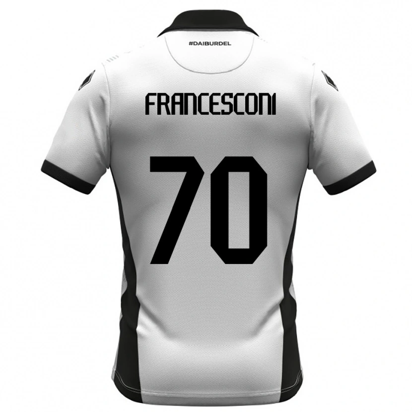 Danxen Damen Matteo Francesconi #70 Weiß Schwarz Orange Heimtrikot Trikot 2025/26 T-Shirt Österreich