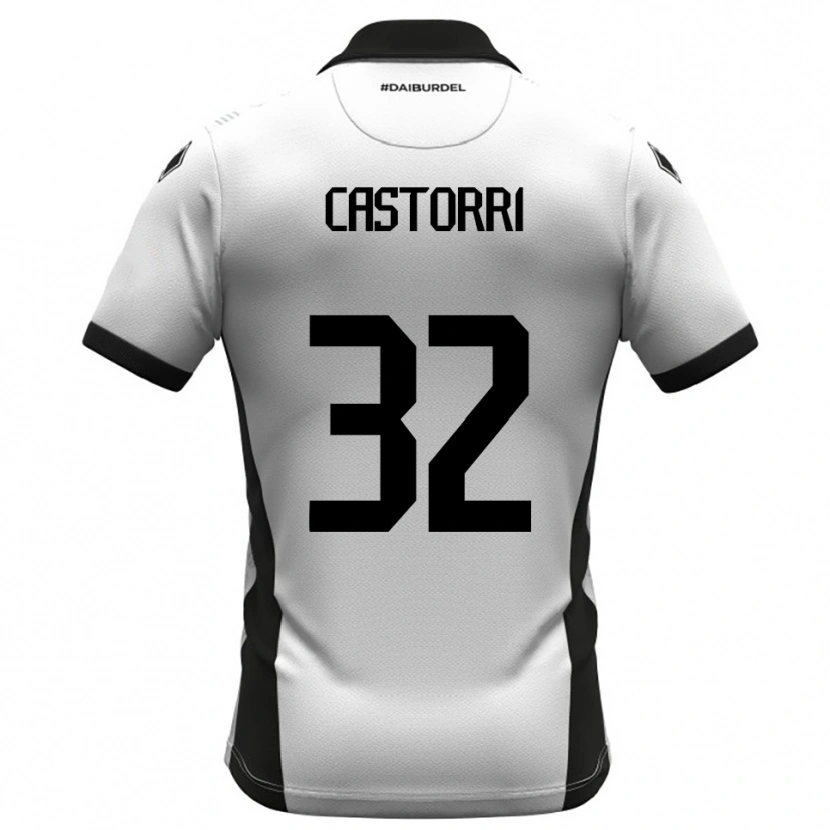Danxen Damen Gianmarco Castorri #32 Weiß Schwarz Orange Heimtrikot Trikot 2025/26 T-Shirt Österreich