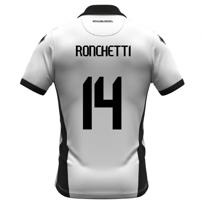 Danxen Damen Filippo Ronchetti #14 Weiß Schwarz Orange Heimtrikot Trikot 2025/26 T-Shirt Österreich