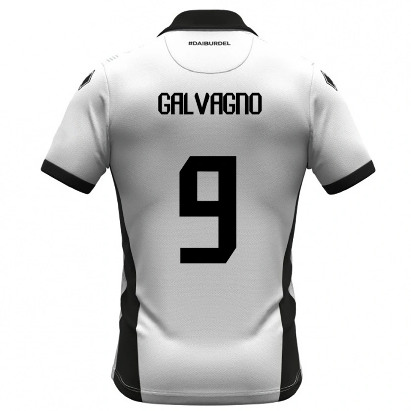 Danxen Damen Filippo Galvagno #9 Weiß Schwarz Orange Heimtrikot Trikot 2025/26 T-Shirt Österreich