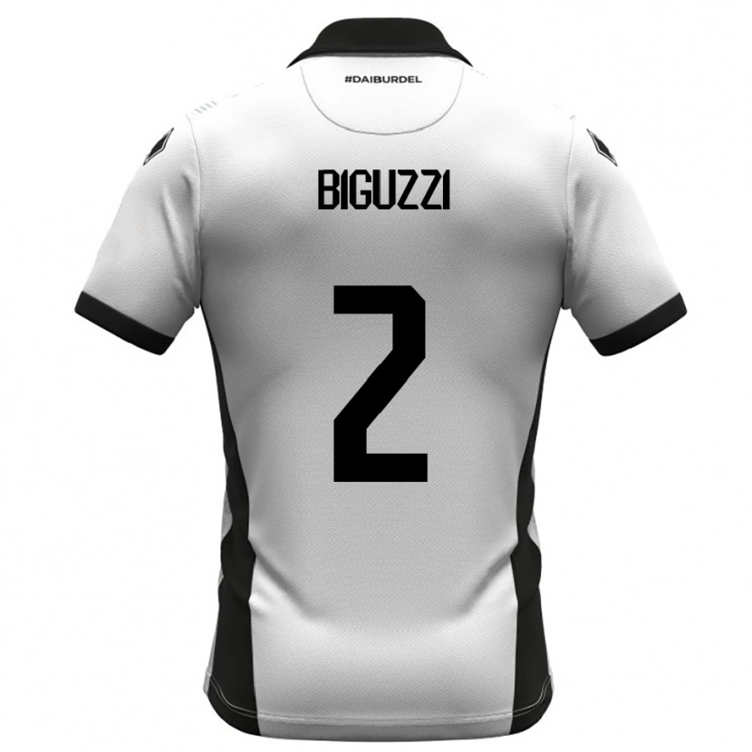 Danxen Damen Riccardo Biguzzi #2 Weiß Schwarz Orange Heimtrikot Trikot 2025/26 T-Shirt Österreich