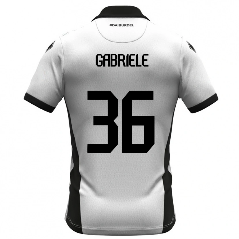 Danxen Damen Tommaso Gabriele #36 Weiß Schwarz Orange Heimtrikot Trikot 2025/26 T-Shirt Österreich