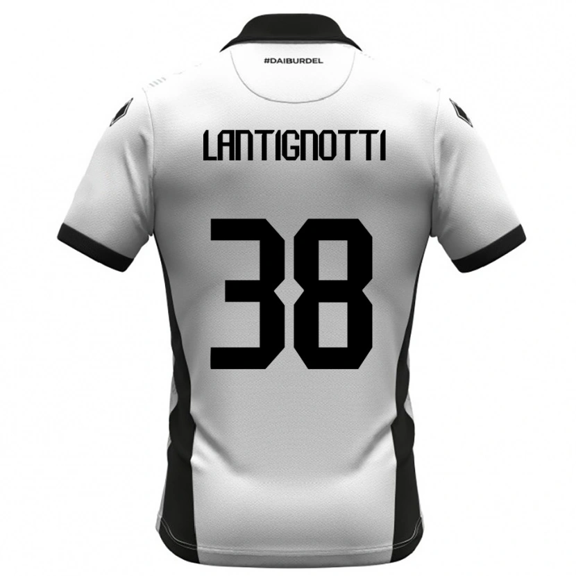 Danxen Damen Andrea Lantignotti #38 Weiß Schwarz Orange Heimtrikot Trikot 2025/26 T-Shirt Österreich