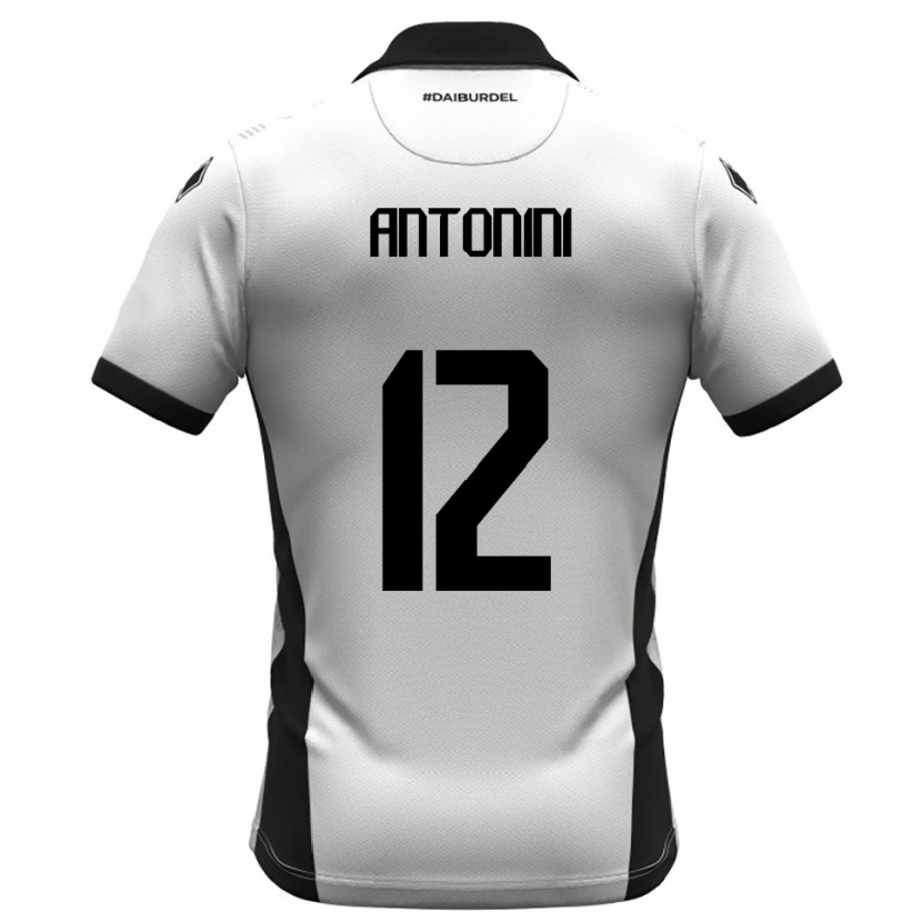 Danxen Damen Francesco Antonini #12 Weiß Schwarz Orange Heimtrikot Trikot 2025/26 T-Shirt Österreich