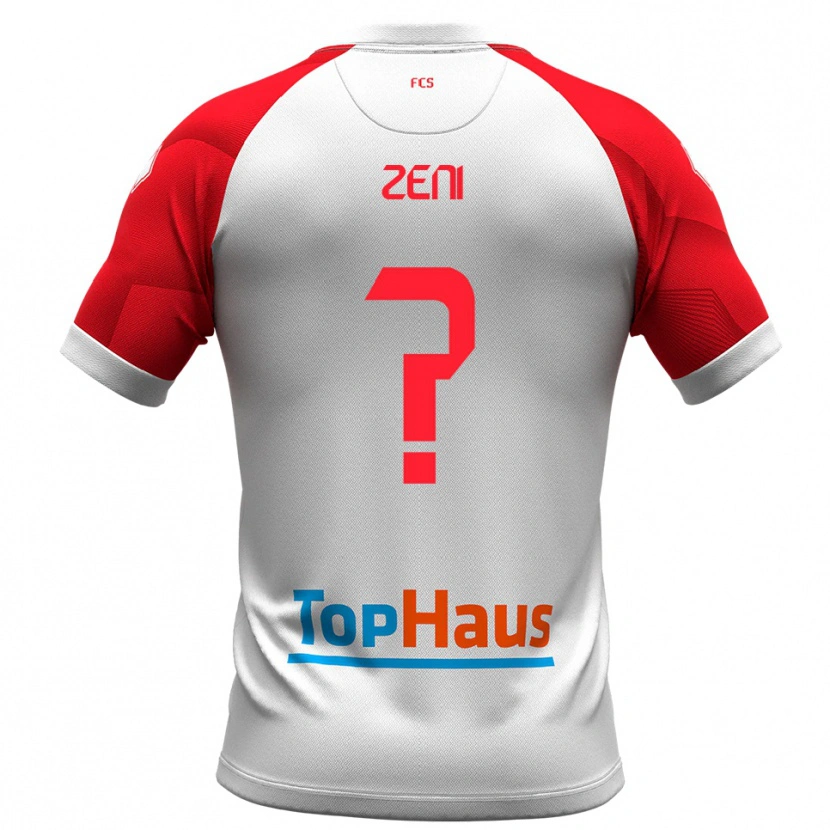 Danxen Damen Giulio Zeni #0 Weiß Rot Heimtrikot Trikot 2025/26 T-Shirt Österreich