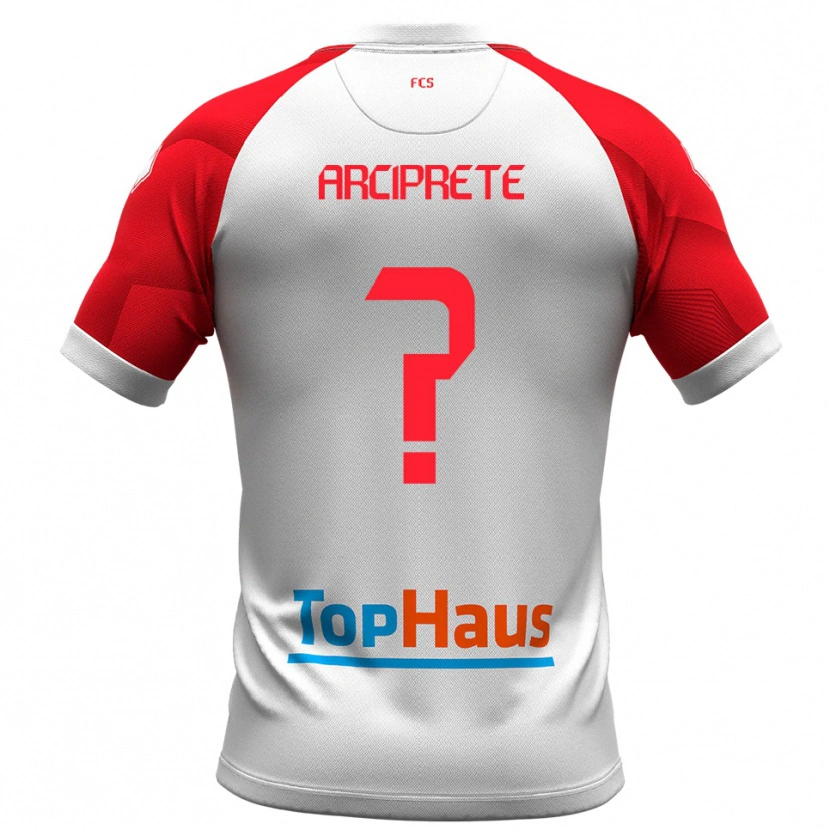 Danxen Damen Valerio Arciprete #0 Weiß Rot Heimtrikot Trikot 2025/26 T-Shirt Österreich