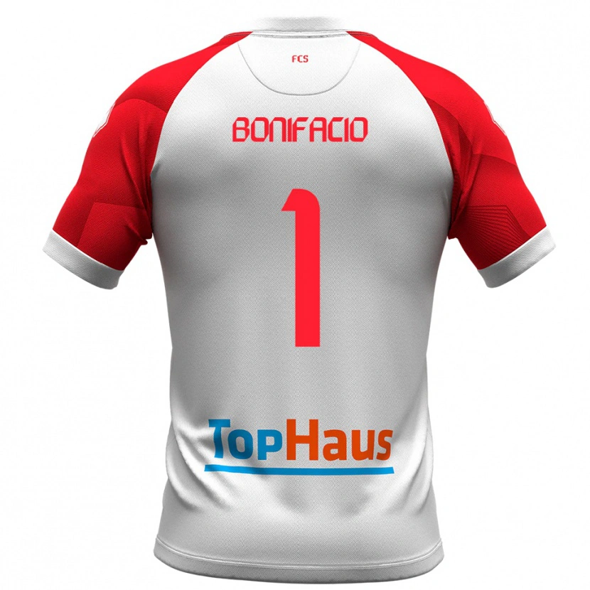 Danxen Damen Lorenzo Bonifacio #1 Weiß Rot Heimtrikot Trikot 2025/26 T-Shirt Österreich