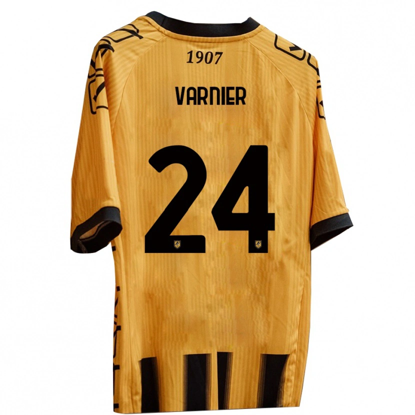 Danxen Damen Marco Varnier #24 Gelb Schwarz Heimtrikot Trikot 2025/26 T-Shirt Österreich