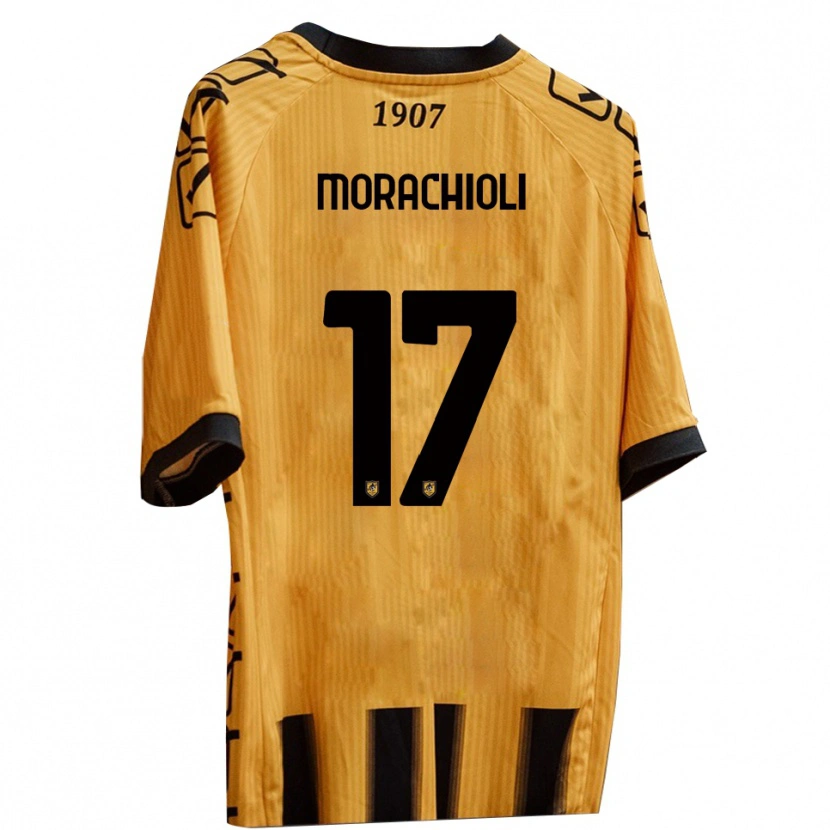 Danxen Damen Gregorio Morachioli #17 Gelb Schwarz Heimtrikot Trikot 2025/26 T-Shirt Österreich