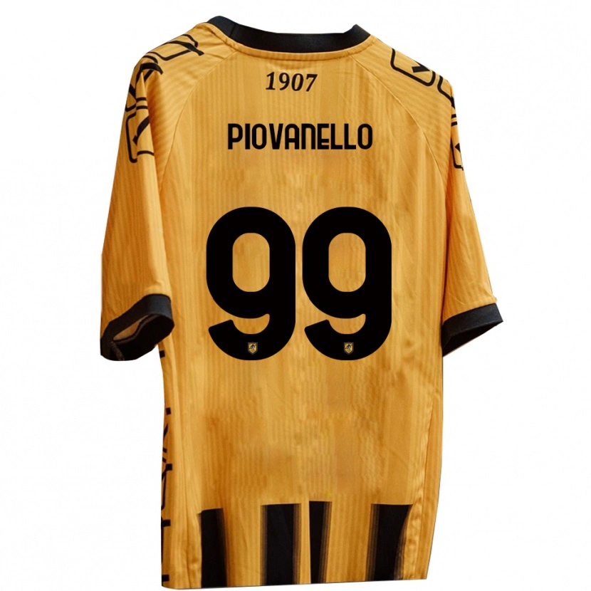 Danxen Damen Enrico Piovanello #99 Gelb Schwarz Heimtrikot Trikot 2025/26 T-Shirt Österreich