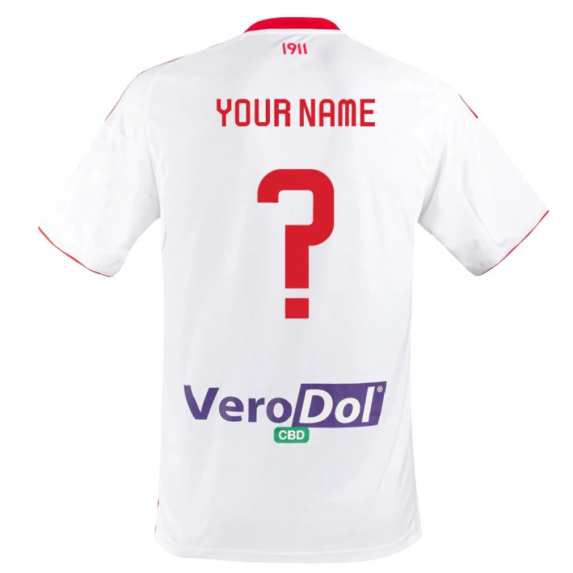 Danxen Damen Ihren Namen #0 Weiß Rot Heimtrikot Trikot 2025/26 T-Shirt Österreich
