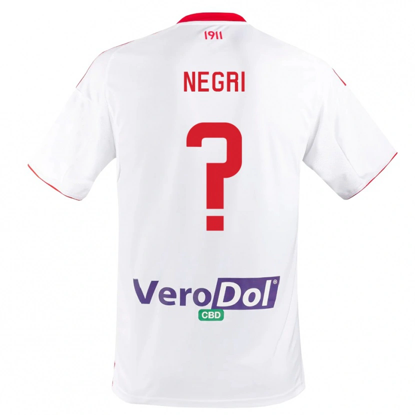 Danxen Damen Filippo Negri #0 Weiß Rot Heimtrikot Trikot 2025/26 T-Shirt Österreich