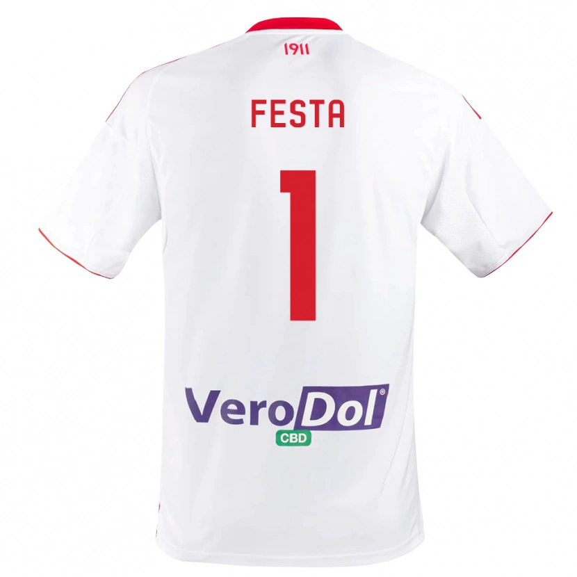 Danxen Damen Marco Festa #1 Weiß Rot Heimtrikot Trikot 2025/26 T-Shirt Österreich