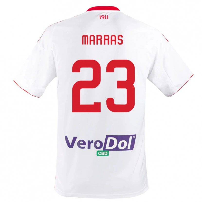 Danxen Damen Tommaso Marras #23 Weiß Rot Heimtrikot Trikot 2025/26 T-Shirt Österreich