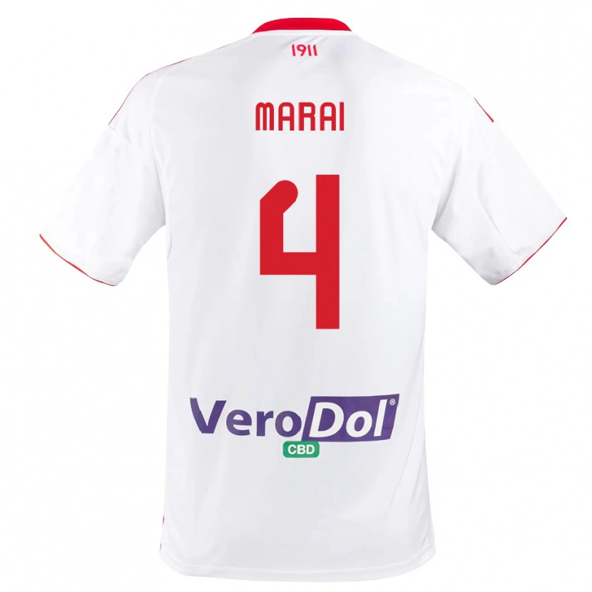 Danxen Damen Cristian Marai #4 Weiß Rot Heimtrikot Trikot 2025/26 T-Shirt Österreich