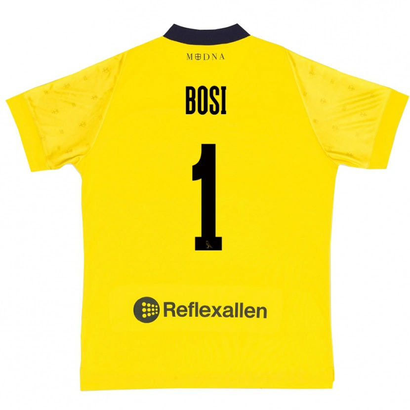 Danxen Damen Matteo Bosi #1 Gelb Marineblau Heimtrikot Trikot 2025/26 T-Shirt Österreich
