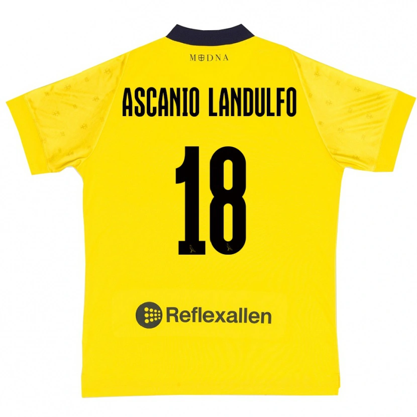 Danxen Damen Gabriele Ascanio Landulfo #18 Gelb Marineblau Heimtrikot Trikot 2025/26 T-Shirt Österreich
