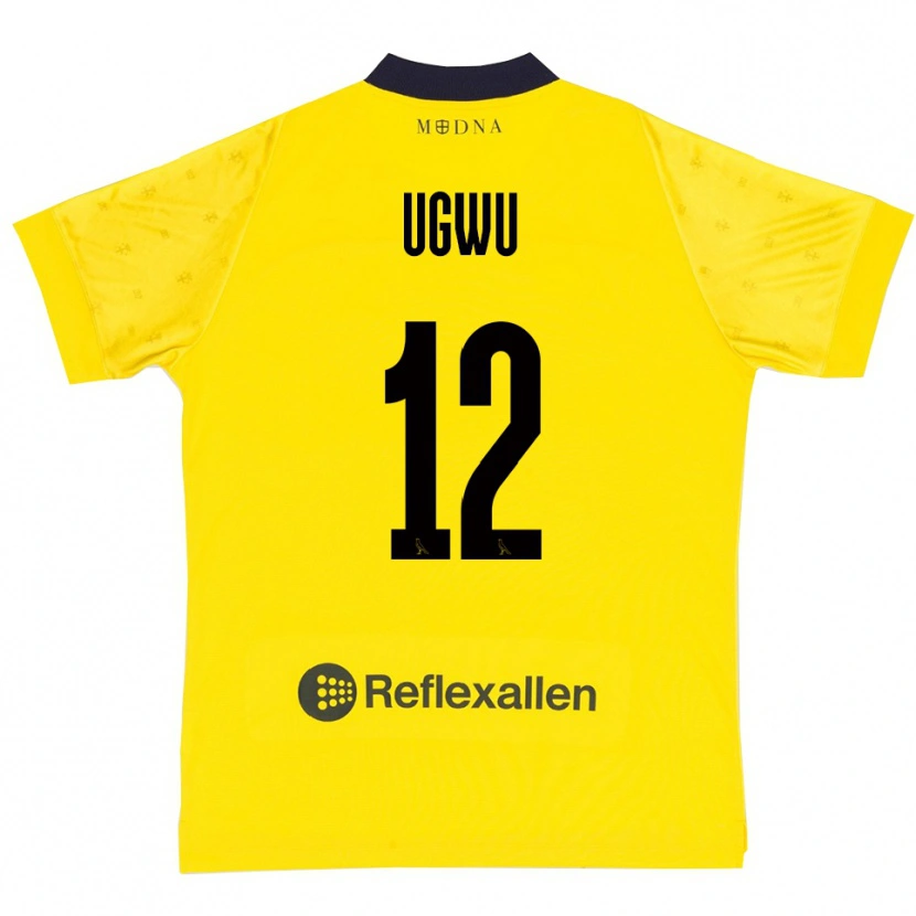 Danxen Damen Ferdinand Ugwu #12 Gelb Marineblau Heimtrikot Trikot 2025/26 T-Shirt Österreich