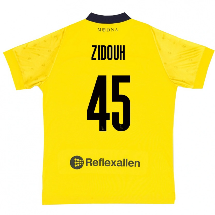 Danxen Damen Taha Zidouh #45 Gelb Marineblau Heimtrikot Trikot 2025/26 T-Shirt Österreich