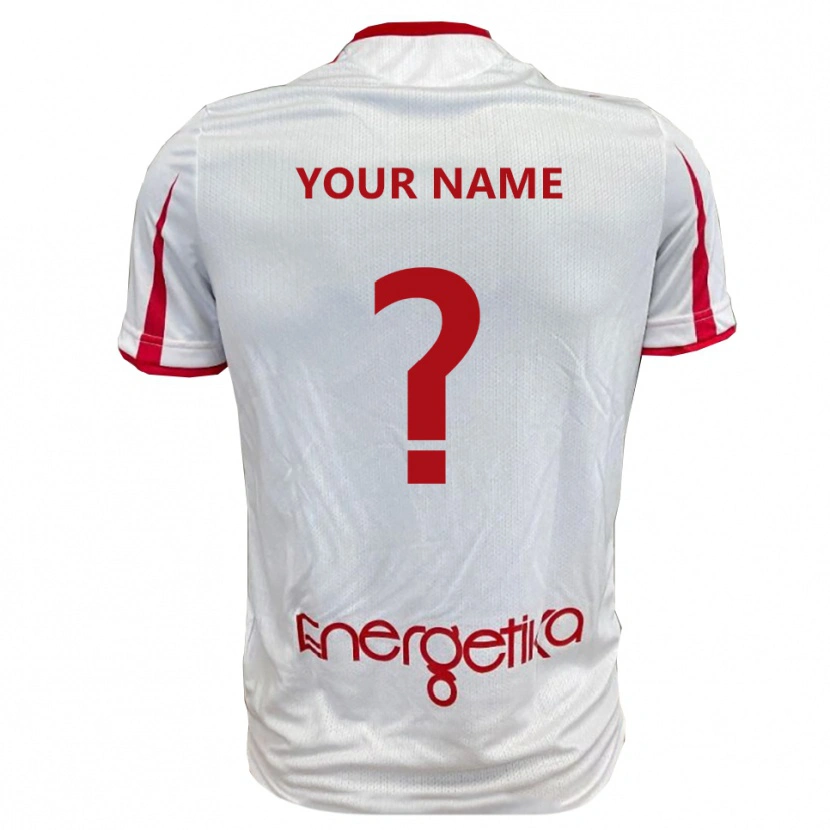 Danxen Damen Ihren Namen #0 Weiß Rot Heimtrikot Trikot 2025/26 T-Shirt Österreich