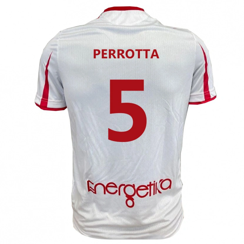 Danxen Damen Marco Perrotta #5 Weiß Rot Heimtrikot Trikot 2025/26 T-Shirt Österreich