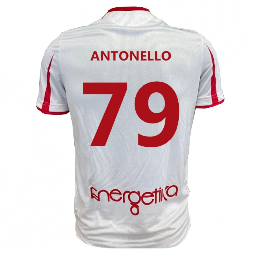 Danxen Damen Andrea Antonello #79 Weiß Rot Heimtrikot Trikot 2025/26 T-Shirt Österreich