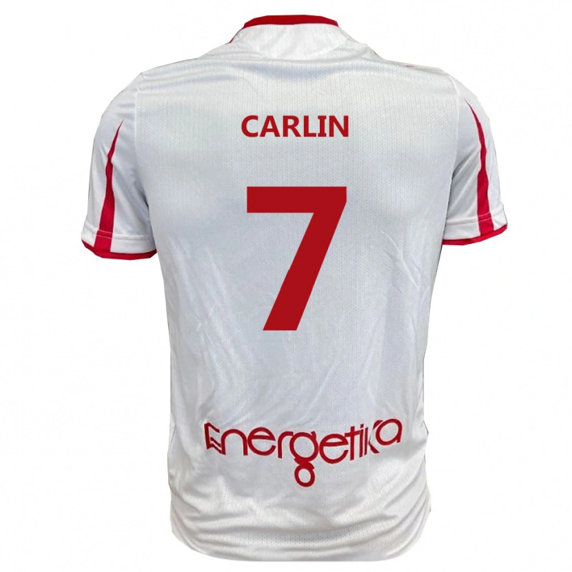 Danxen Damen Pietro Carlin #7 Weiß Rot Heimtrikot Trikot 2025/26 T-Shirt Österreich