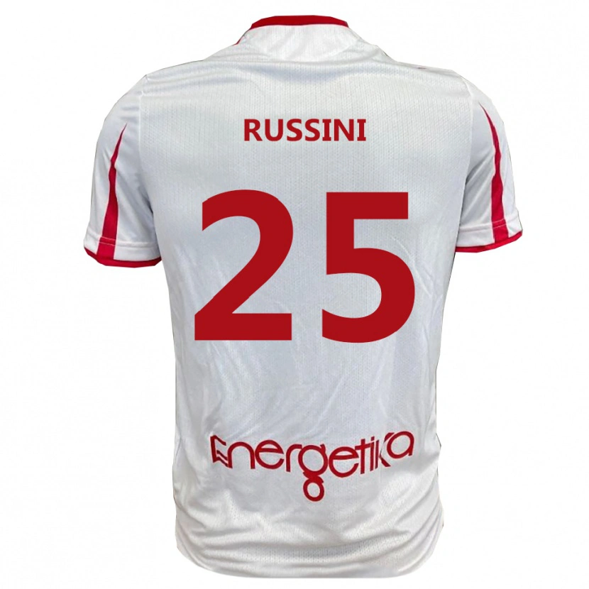Danxen Damen Simone Russini #25 Weiß Rot Heimtrikot Trikot 2025/26 T-Shirt Österreich