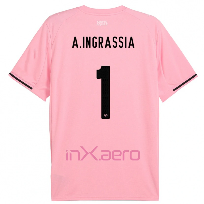 Danxen Damen Antonio Ingrassia #1 Pink Schwarz Heimtrikot Trikot 2025/26 T-Shirt Österreich