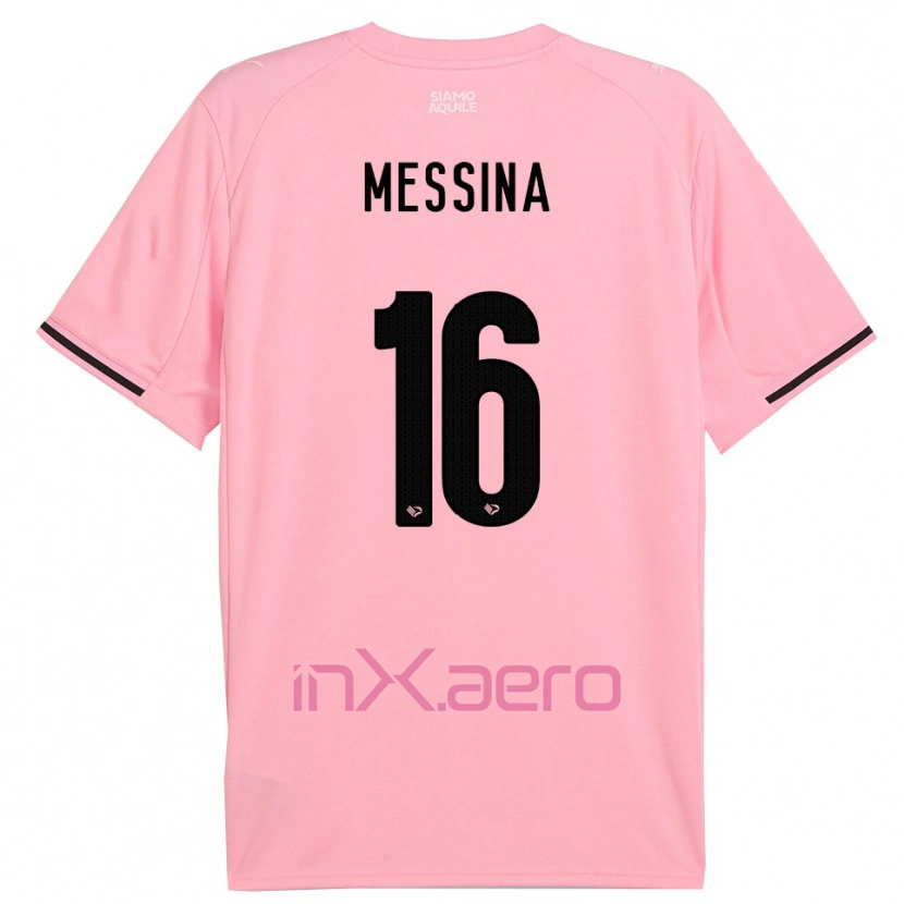 Danxen Damen Pietro Messina #16 Pink Schwarz Heimtrikot Trikot 2025/26 T-Shirt Österreich
