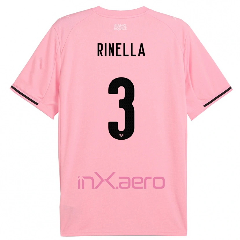Danxen Damen Alessandro Rinella #3 Pink Schwarz Heimtrikot Trikot 2025/26 T-Shirt Österreich